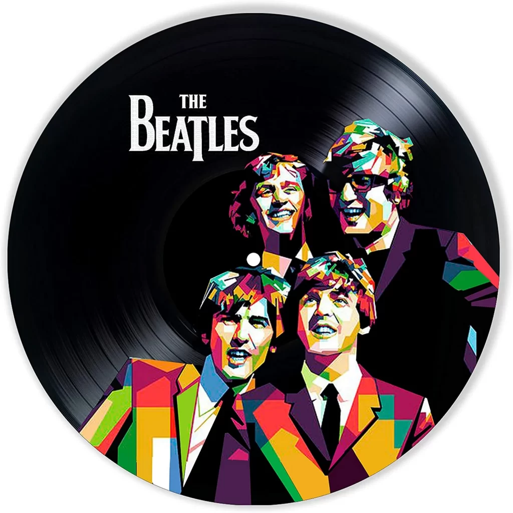 Beatles vinyl decorativo
